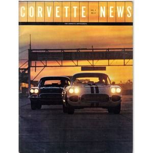 Lot of 7 1960's - 1970's Corvette News Magazines